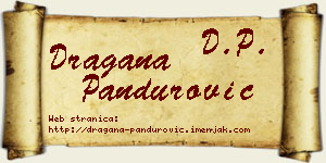 Dragana Pandurović vizit kartica